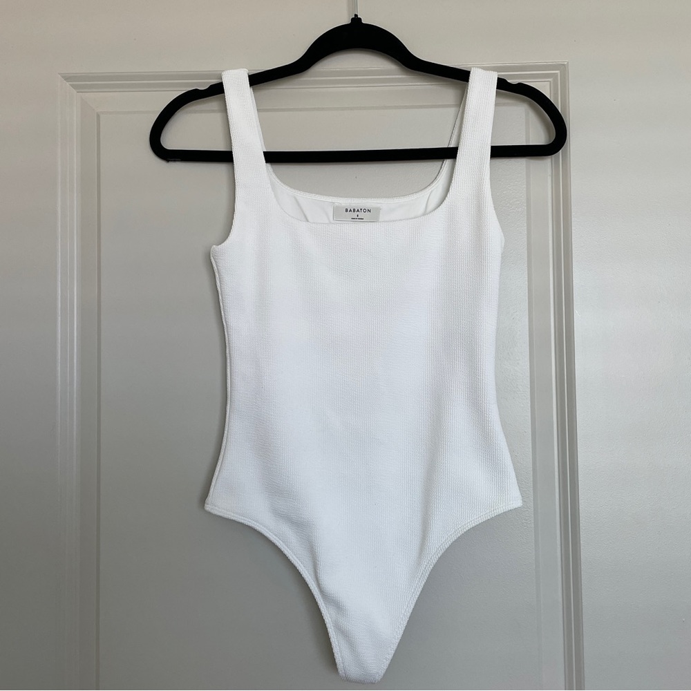 Aritzia Babaton | Contour Bodysuit in White